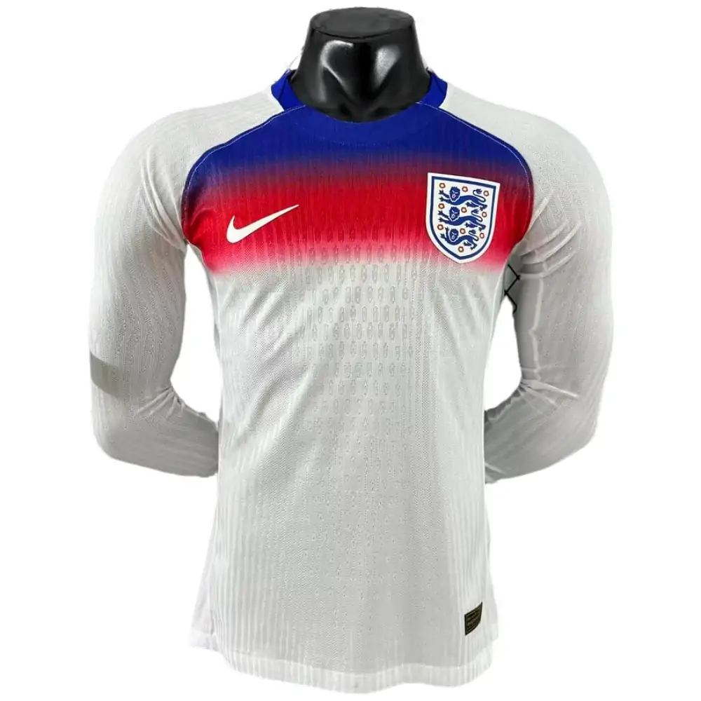 25-26 England Home Shirt - Long Sleeve - Player Edition
