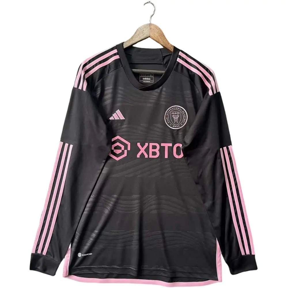 2023/2024 Long Sleeve Inter Miami Away Soccer Jersey 1:1 Thai Quality - Fans Edition
