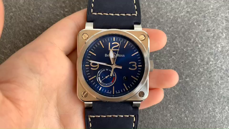 【Super Clone】Bell & Ross INSTRUMENTS series BR0397-BL-SISCA2 Blue
