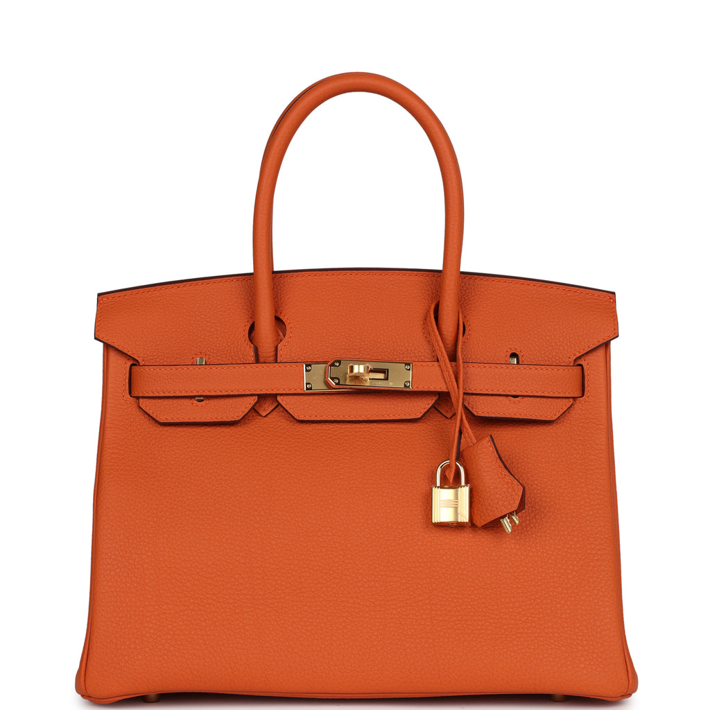 Birkin 30 Orange Togo Gold Hardware