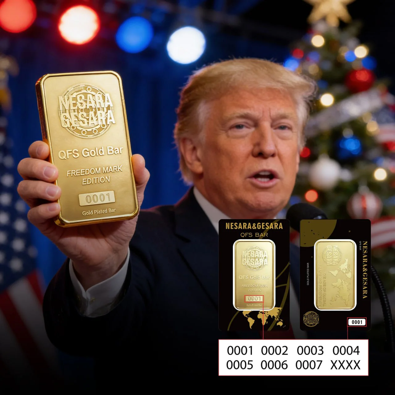 Nesara Gesara QFS Gold Bar