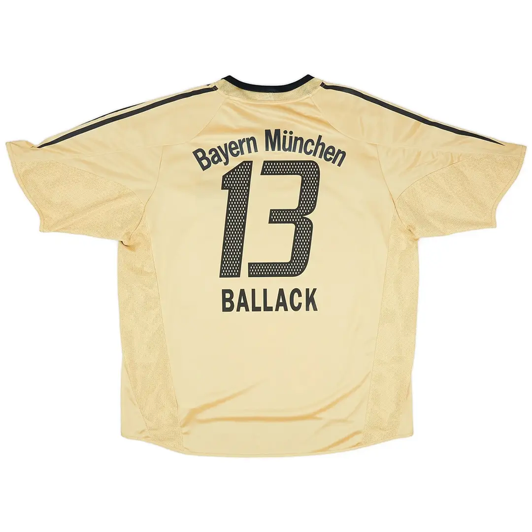 BALLACK #13 Bayern Munich 2004/05 Away Retro Football Jersey