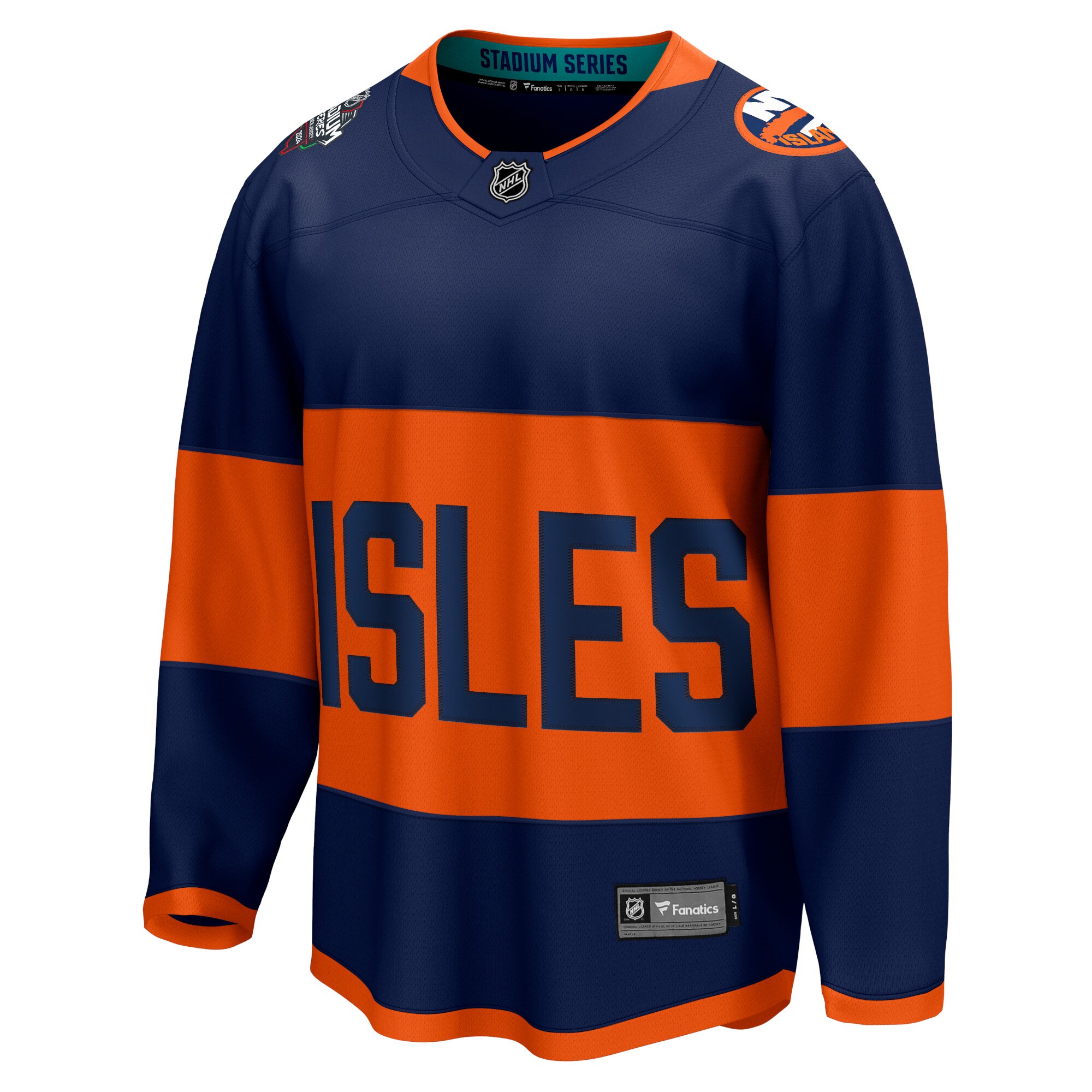 New York Islanders Fanatics 2024 NHL Stadium Series Breakaway JerseyÂ â€“ Navy