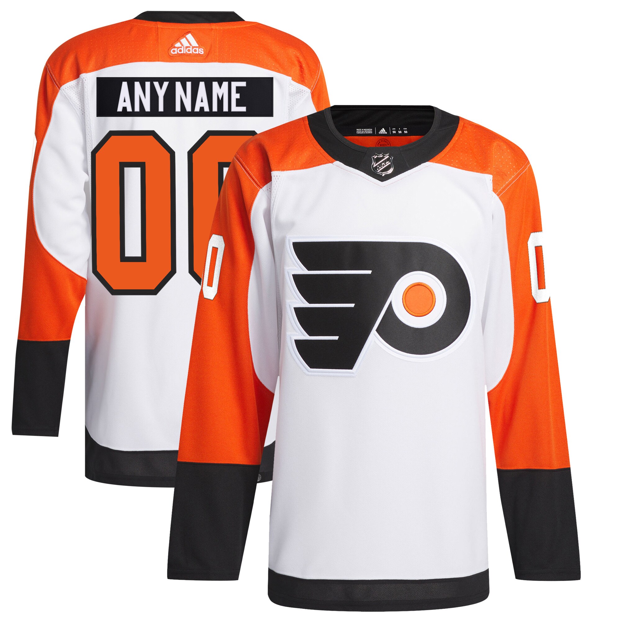 Philadelphia Flyers   Away  Primegreen  Custom Jersey – White