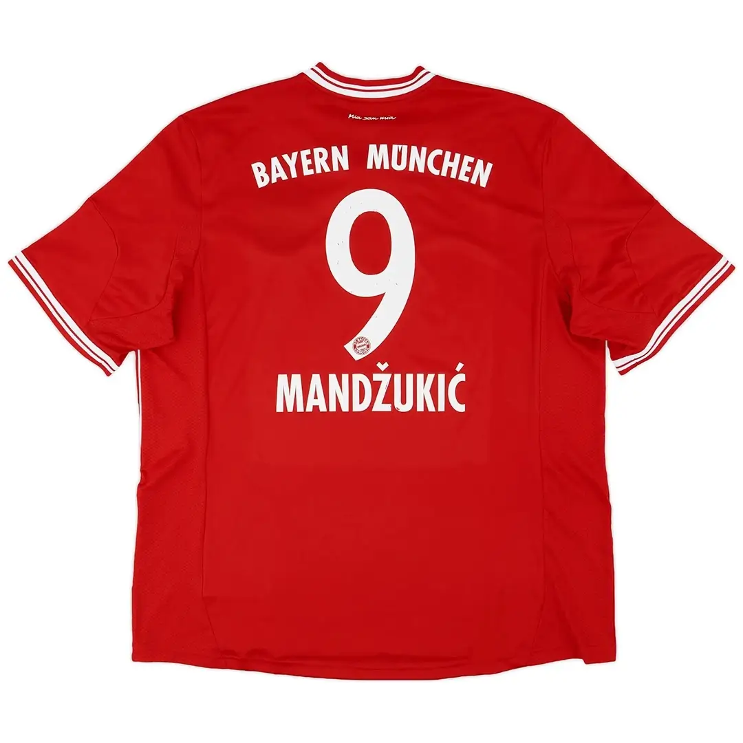 MANDŽUKIĆ #9 Bayern Munich 2013/14 Home Retro Football Jersey
