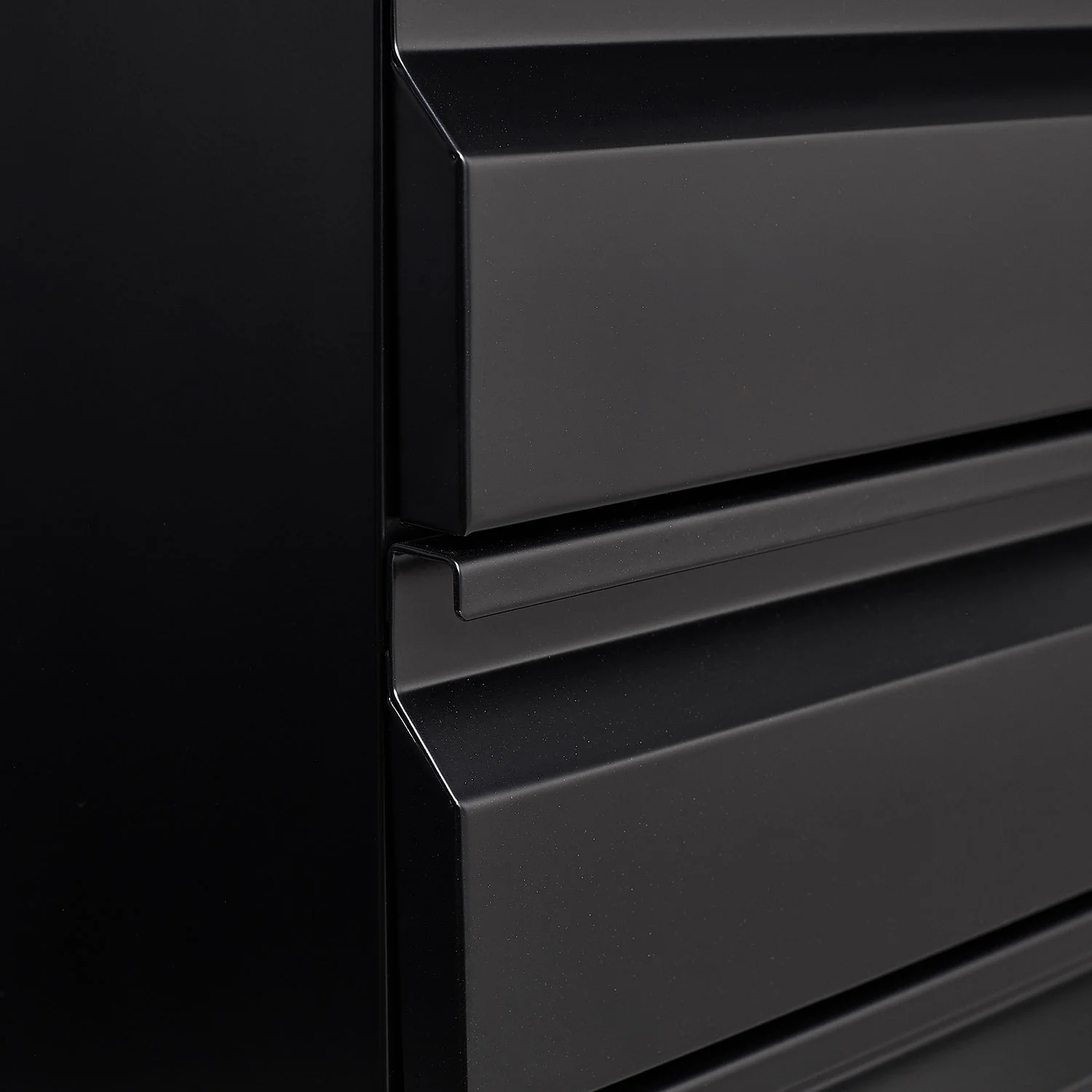 3-Drawer Mobile File Cabinets Rolling Metal Filing Cabinet for Legal & Letter File Anti-tilt Design with Lock Under Desk Office,Black