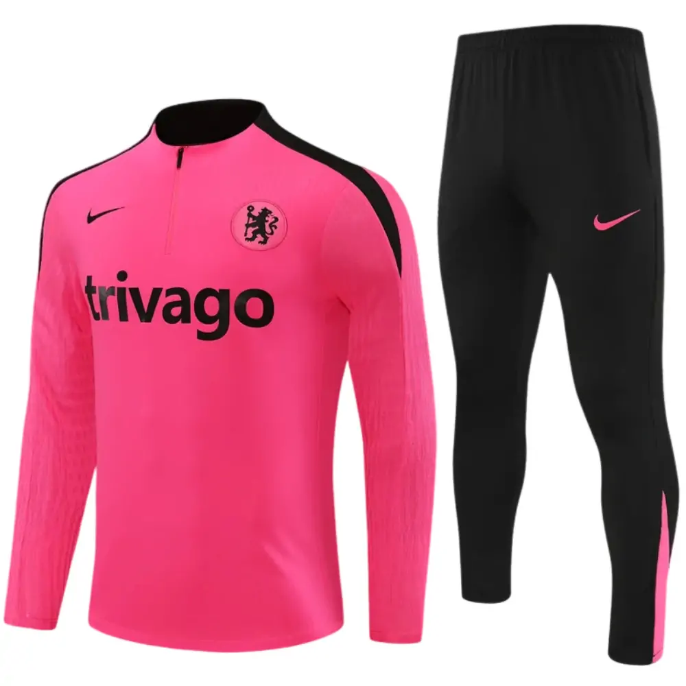 2025-26-New Season-Chelsea Pink-Children's-Training Suit