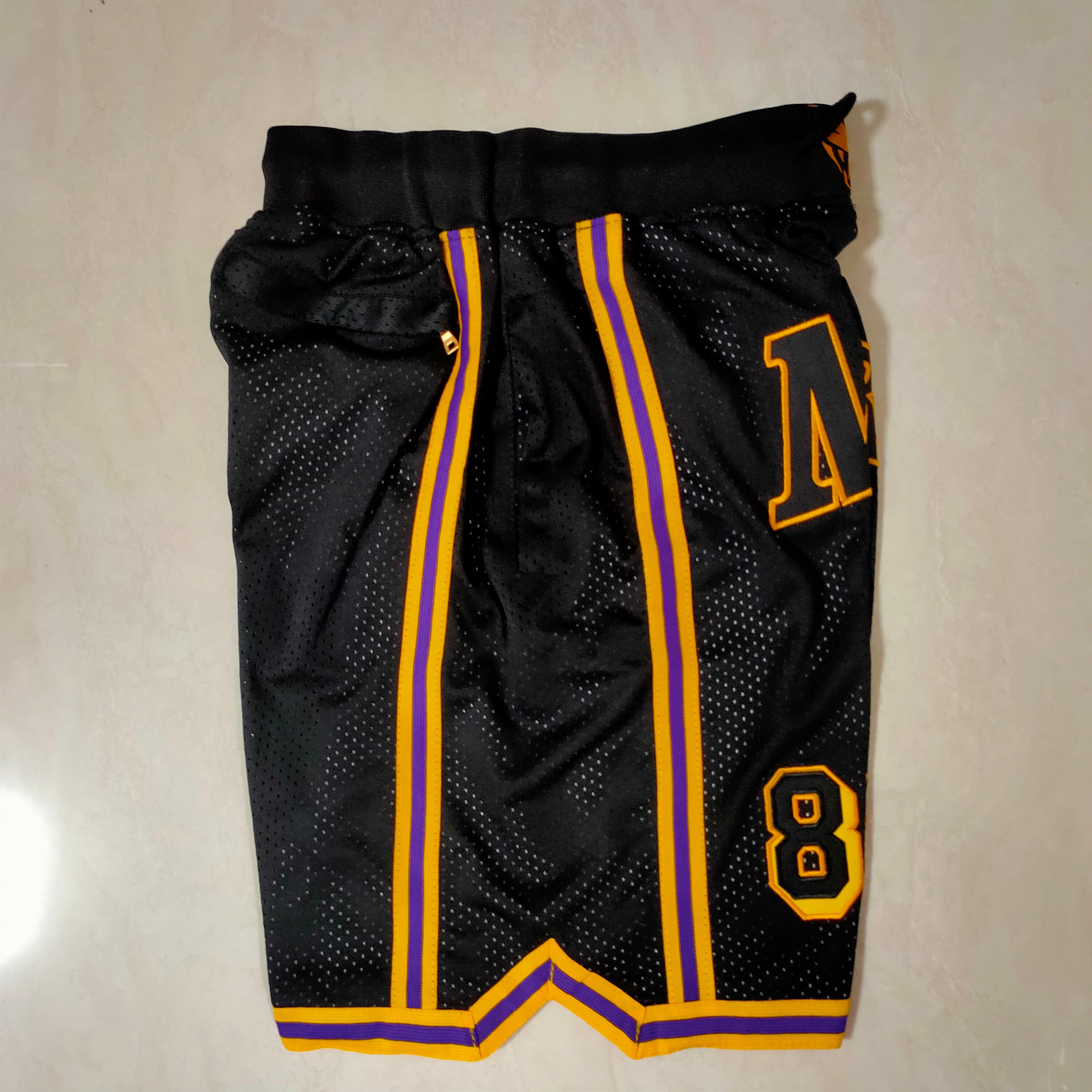 Los Angeles Lakers Kobe Bryant Black Mamba Pocket Pants