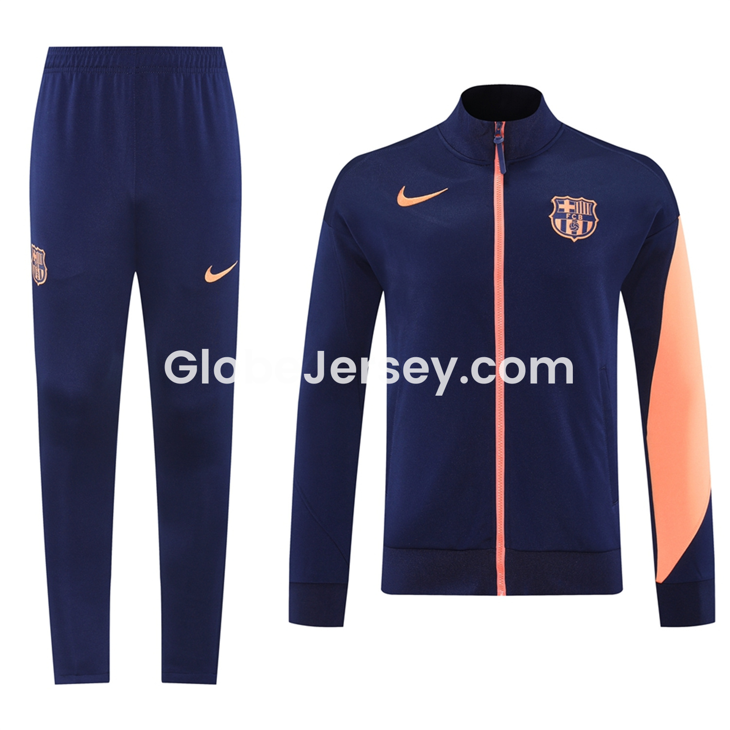 Barcelona 25-26 Jacket Training Tracksuit - Royal Blue top & Royal Blue Pants