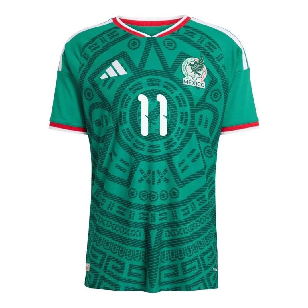 S.GIMÉNEZ #11 Mexico Player Version Home Soccer Jersey 2026 World Cup