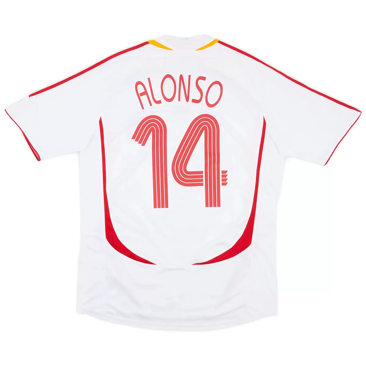 Alonso #14 Spain 2006 Away Retro Football Jersey