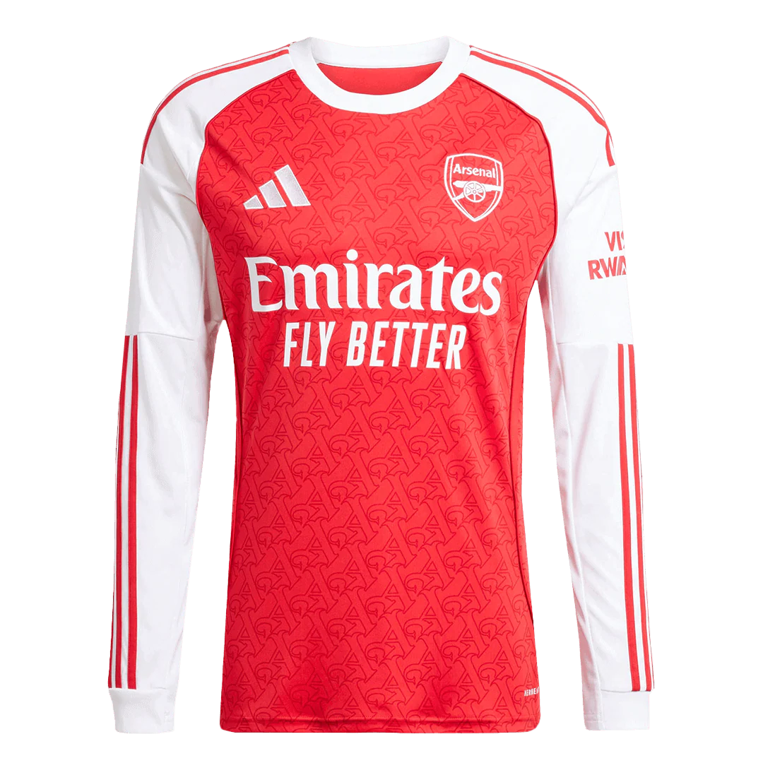 Arsenal Home Long Sleeve Soccer Jersey 2025/26