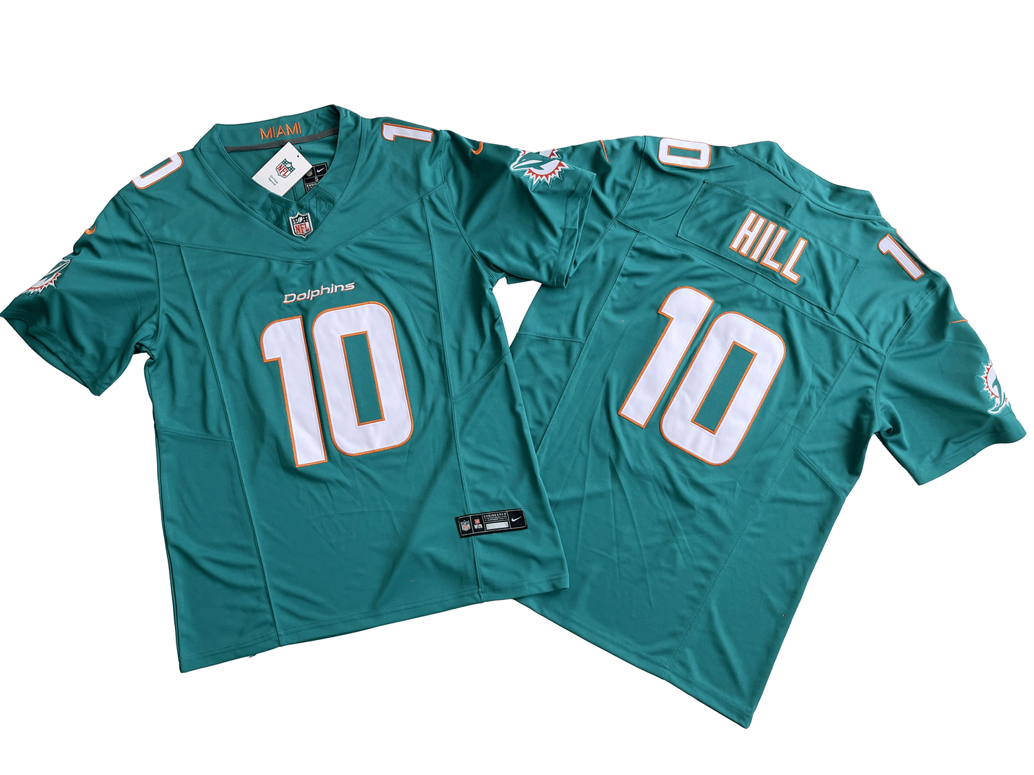 Miami Dolphins 10# Tyreek Hill Nike Vapor F.U.S.E. Limited Jersey