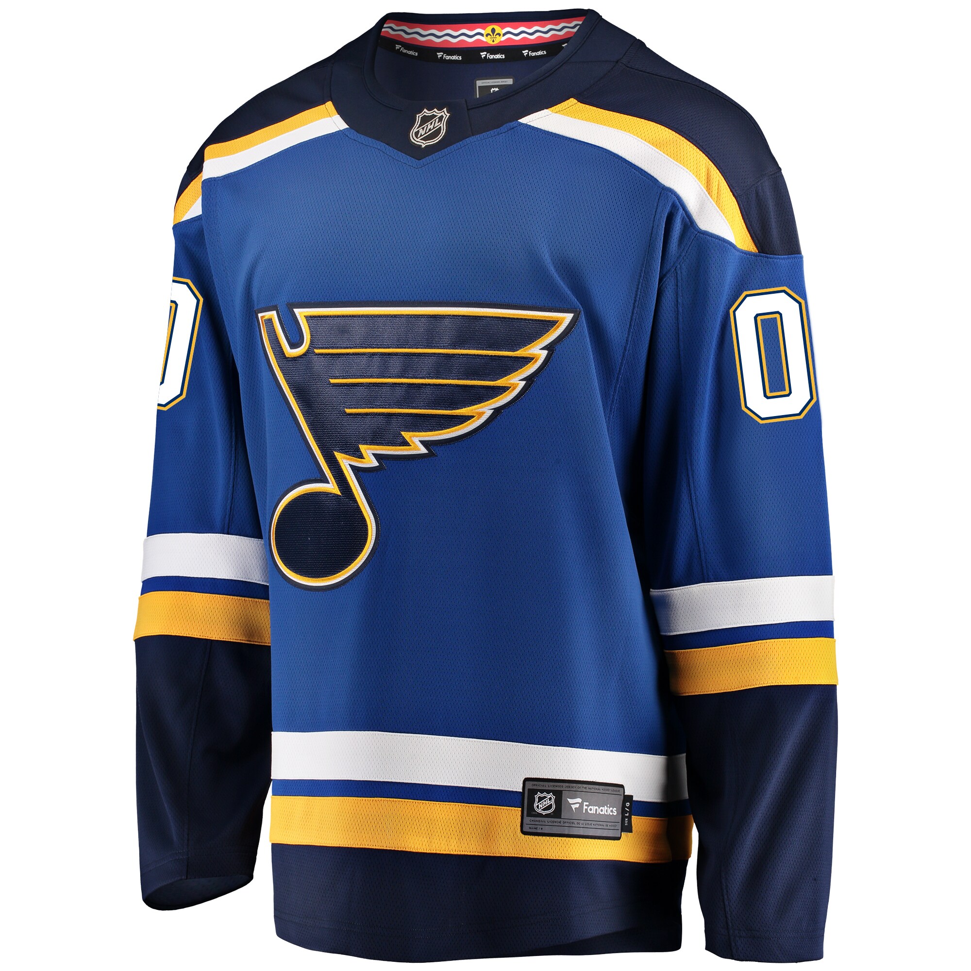 St. Louis Blues Fanatics Home Breakaway Custom Jersey – Blue