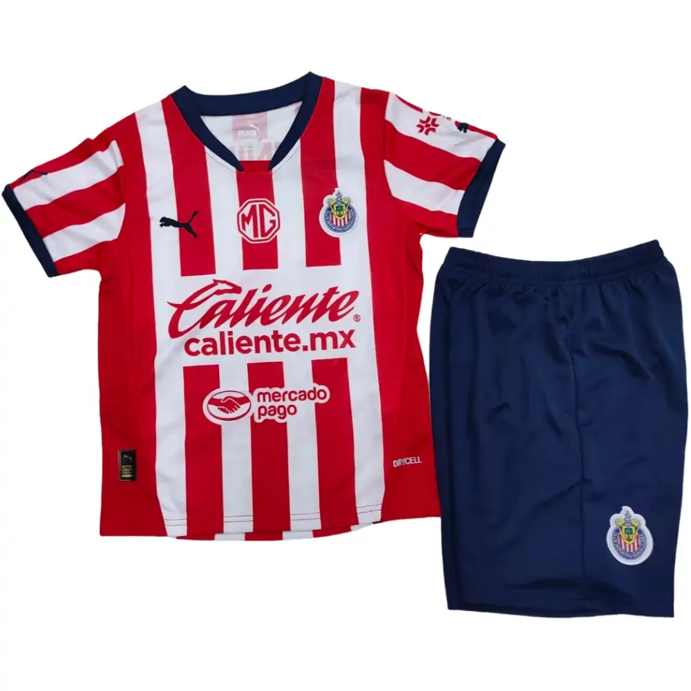 2024/25 Chivas Home Jersey. - Kids Kit