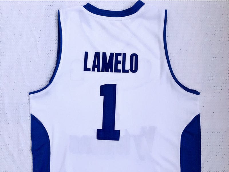 Li Taoyuan League No. 1 LaMelo Ball New Fabric White Jersey