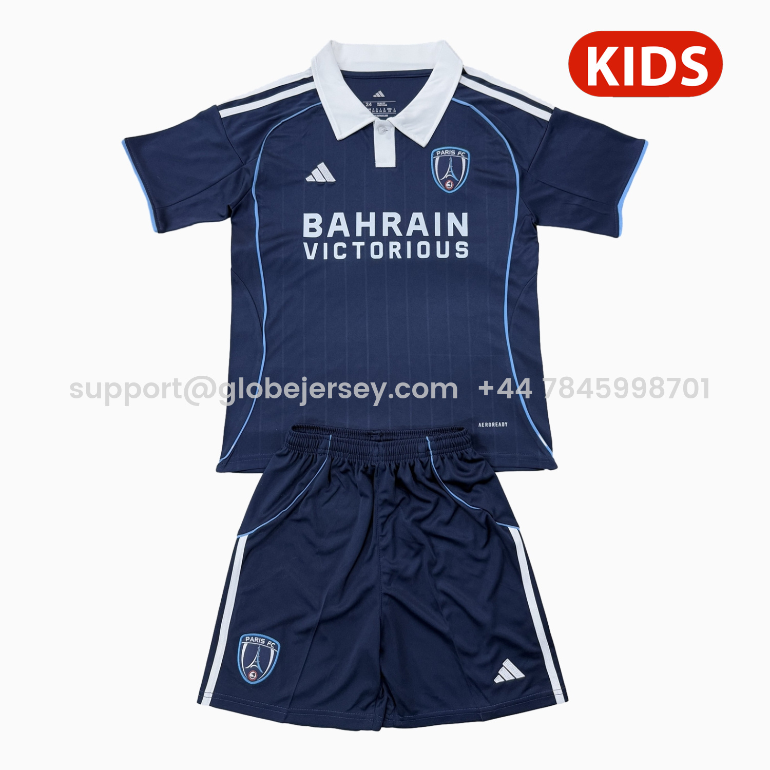 Paris FC 25-26 Home Kids Kit