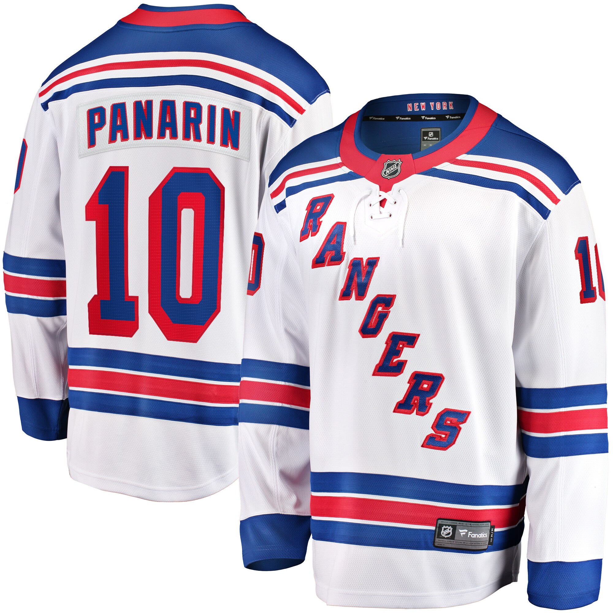 Artemi Panarin New York Rangers Fanatics Away Premier Breakaway   Jersey – White