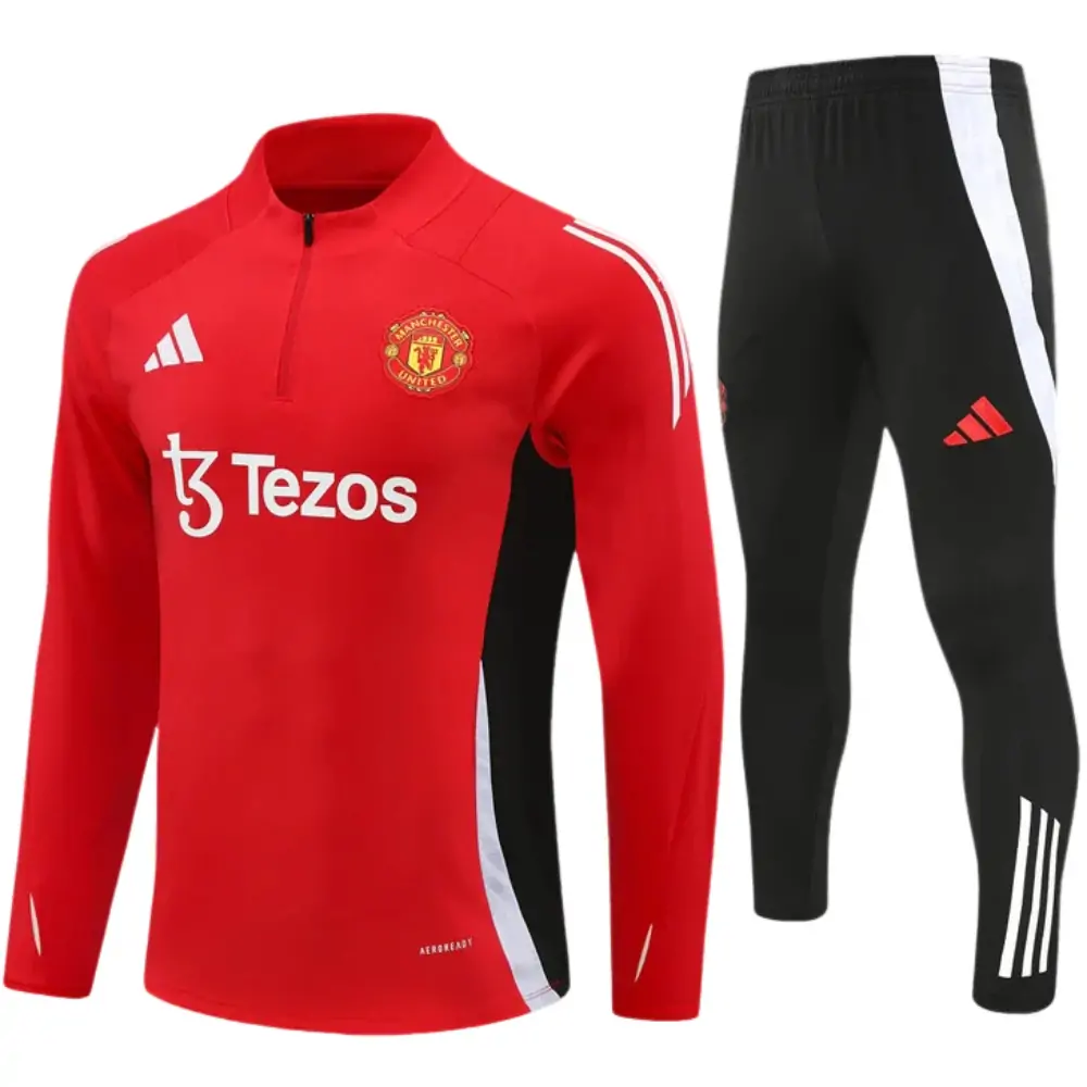 2024-25 New Season Manchester United Red Kids Training Jersey