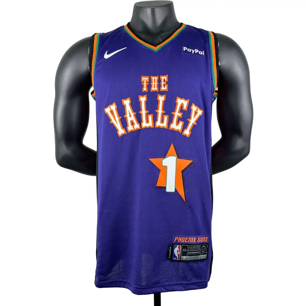 Embroidered 25th Season Suns City Edition No. 1 Booker