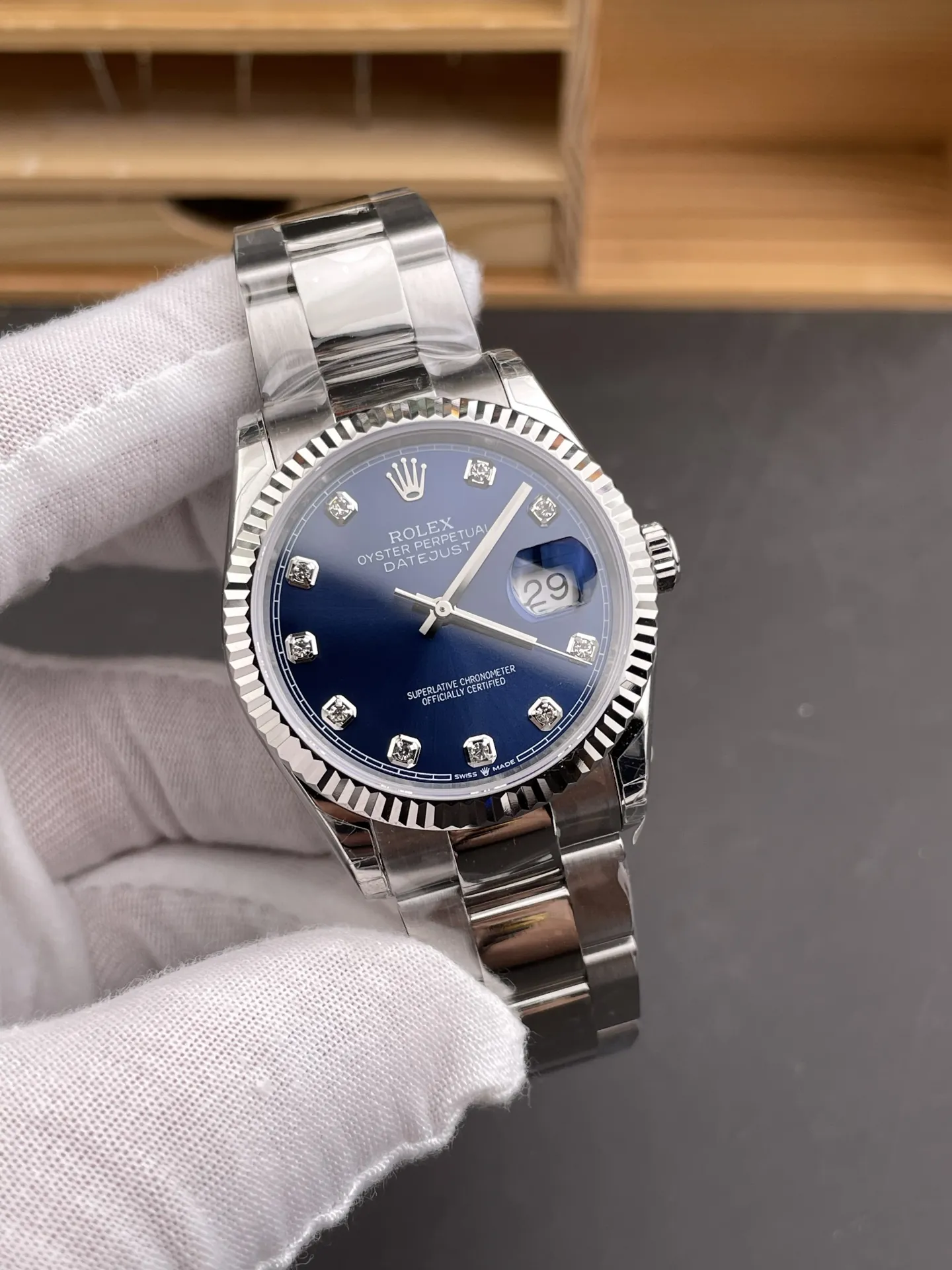 Rolex Datejust Blue 36mm