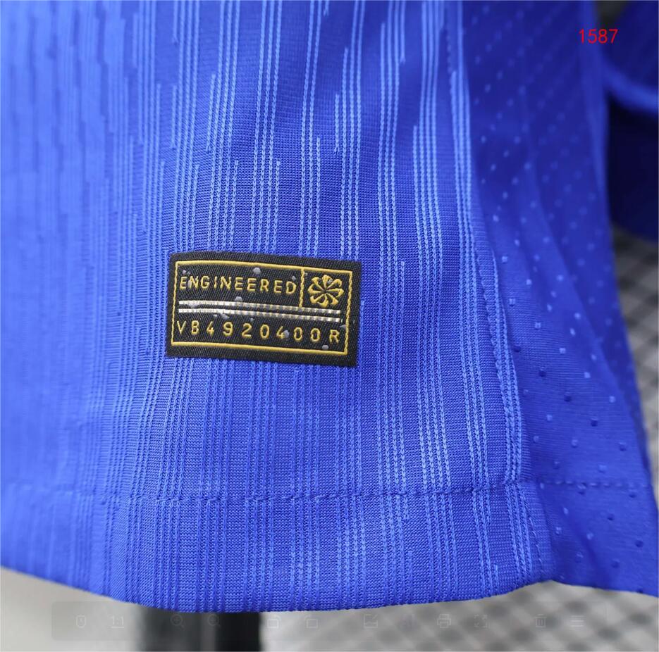 2024/25 France home player version long-sleeved jersey