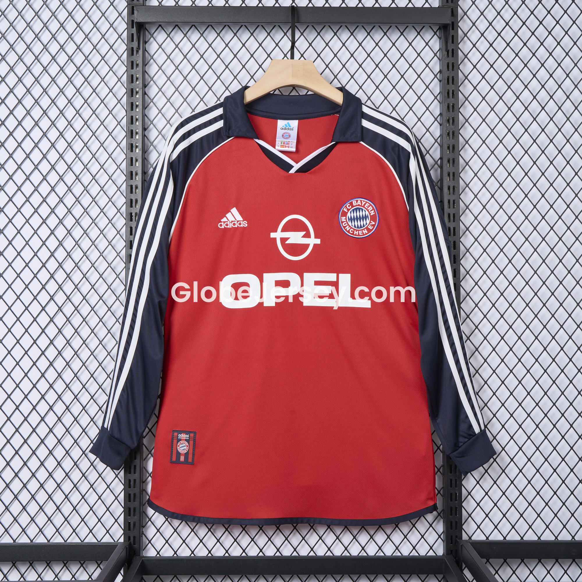 Retro Bayern Munich 2000-01 Home Long Sleeve Jersey