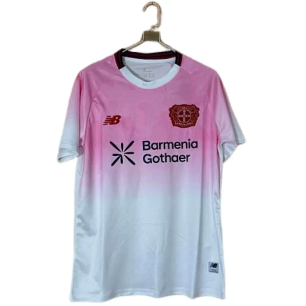 25-26 Leverkusen Special Edition Pink and White Jersey - Fan Edition