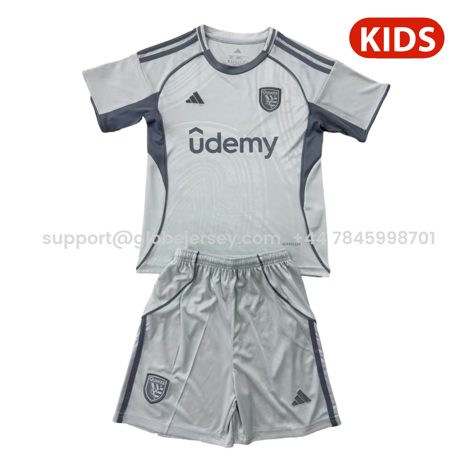 San Jose Earthquakes 25-26 Pre-Match Training Kids Kit