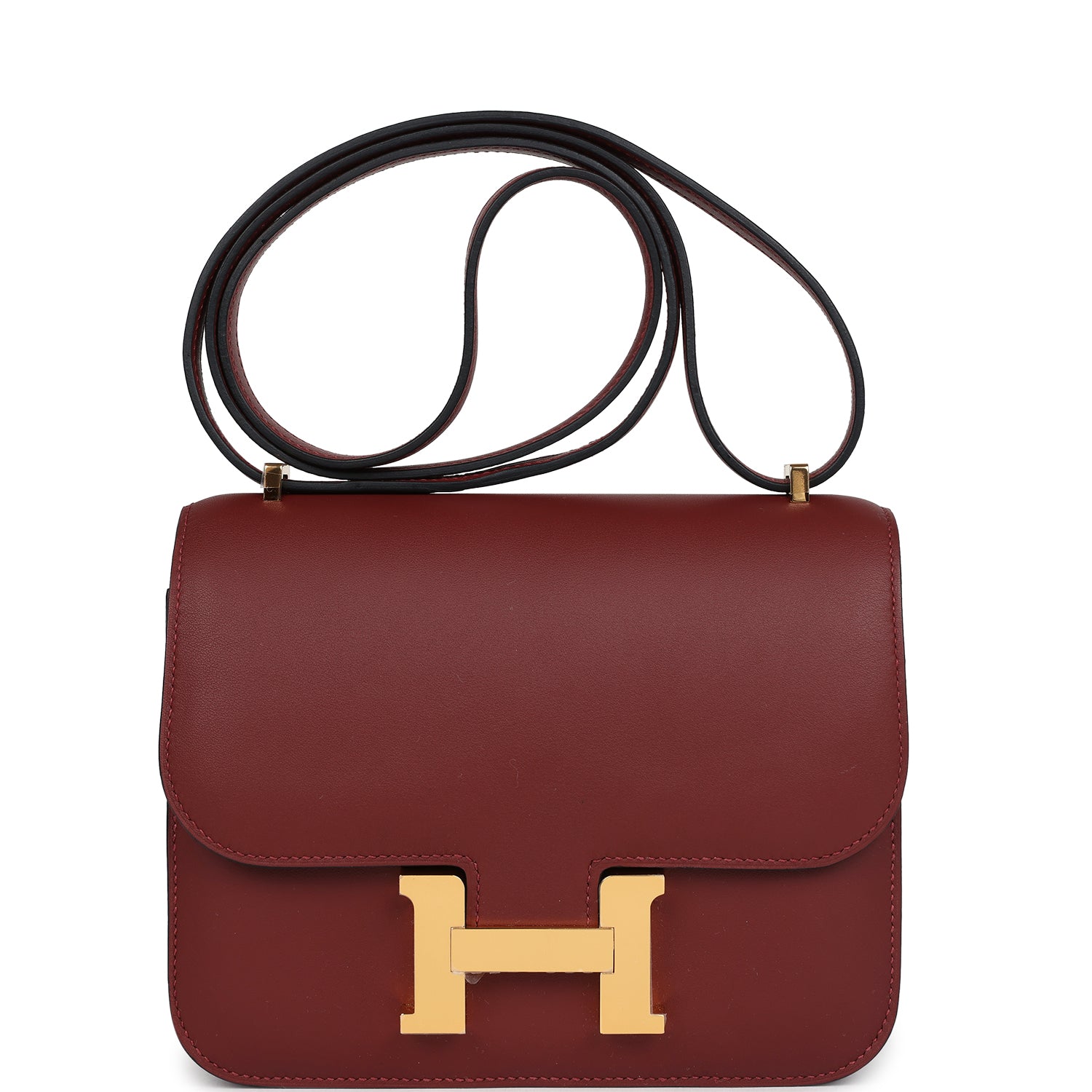 Constance 18 Rouge H Swift Gold Hardware