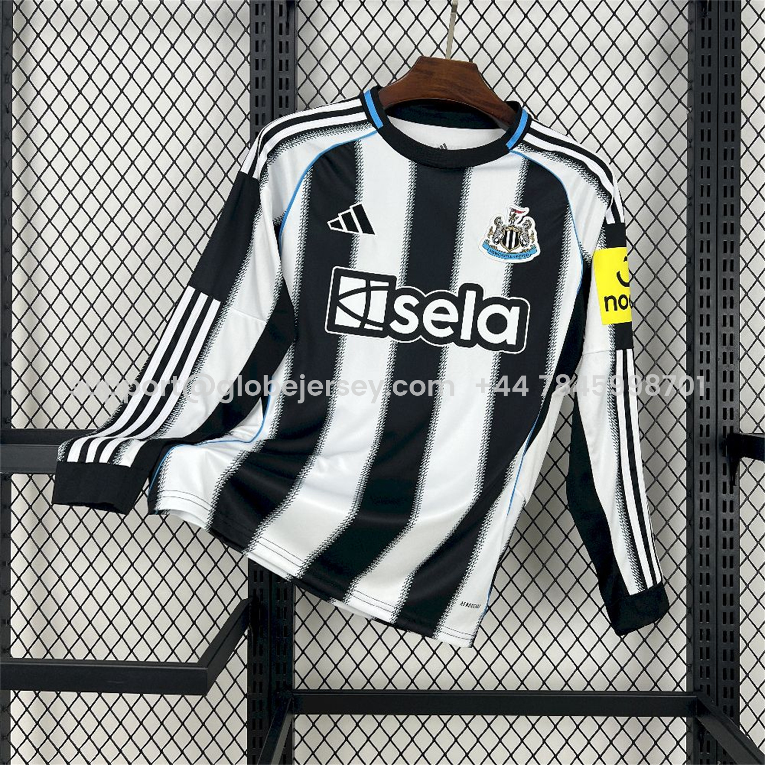 Newcastle United 25-26 Home Long Sleeves Jersey - Fans Version