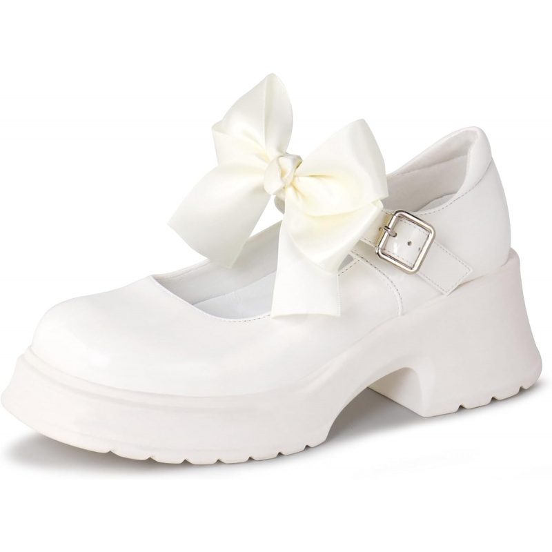 Women's Mary Janes Platform Chunky Block Heels