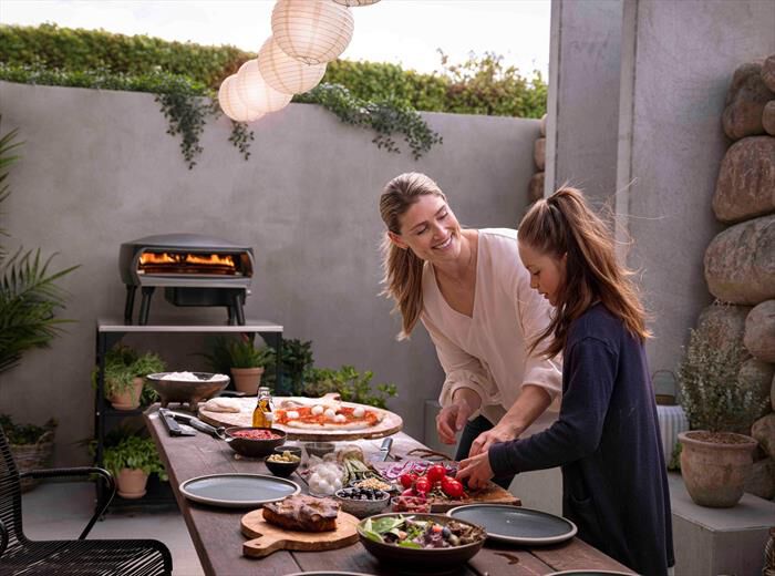 WITT - Forno pizza da esterno ETNA ROTANTE-Nero