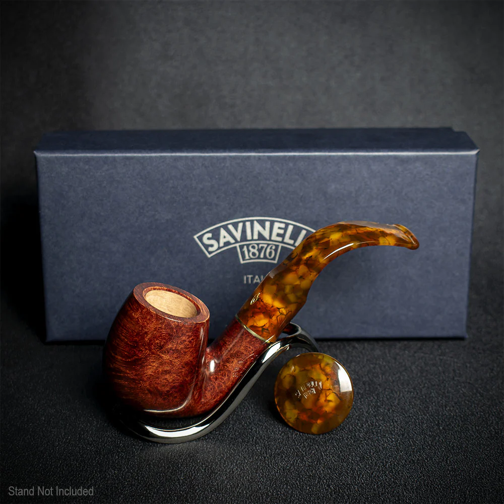 Savinelli Tortuga Smooth Shape No. 614 - 6mm Briar Pipe