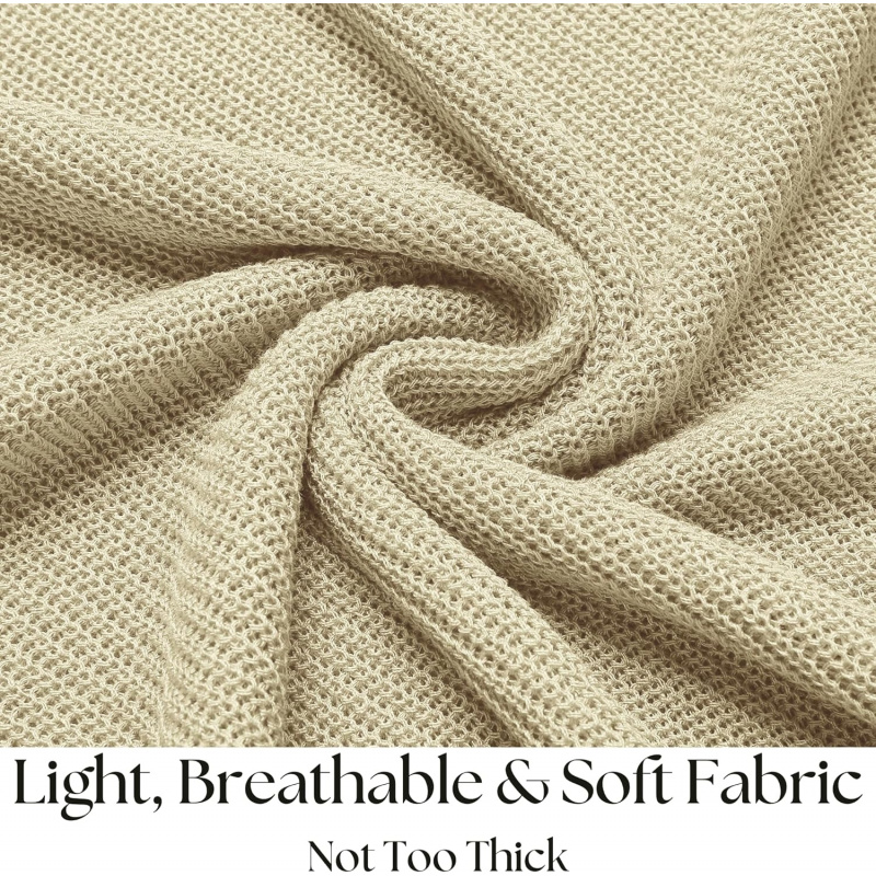 Men's Casual Knitted Tank Tops Crew Neck
