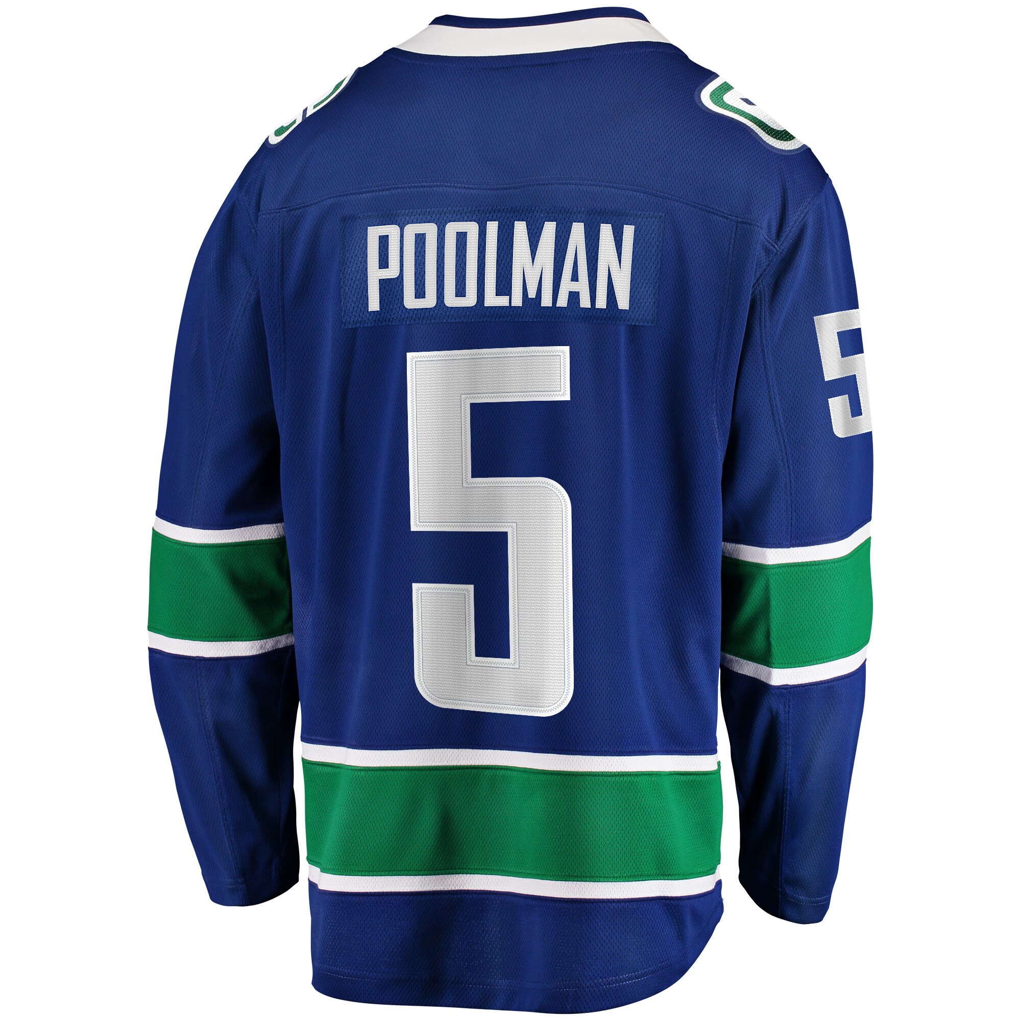 Tucker Poolman Vancouver Canucks Fanatics Home Premier Breakaway   Jersey – Blue