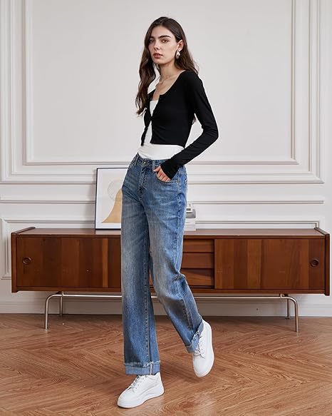 Womens High Waisted Jeans