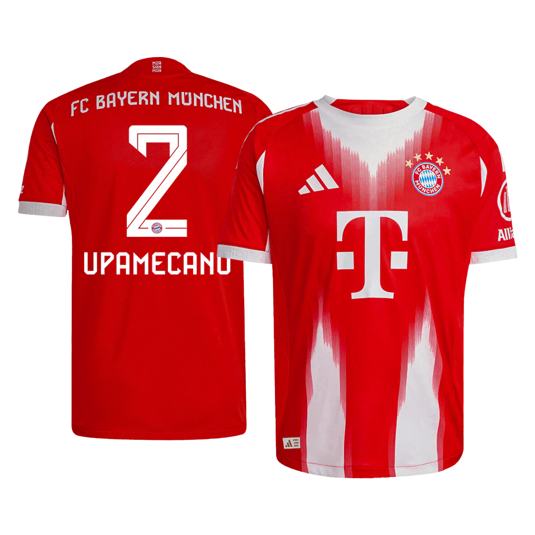 UPAMECANO #2 Bayern Munich Home Player Version Soccer Jersey 2025/26