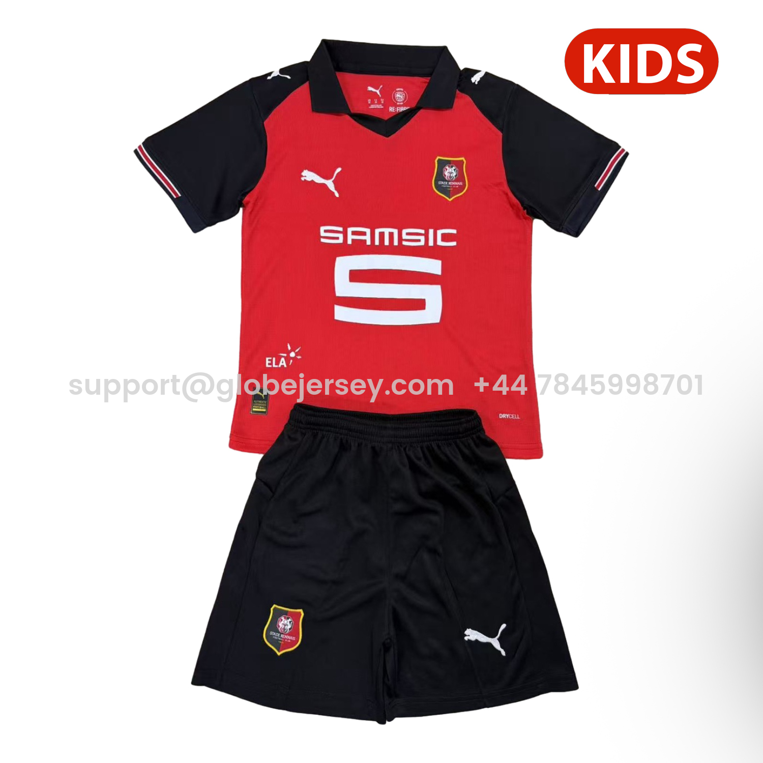 Stade Rennais 25-26 Home Kids Kit