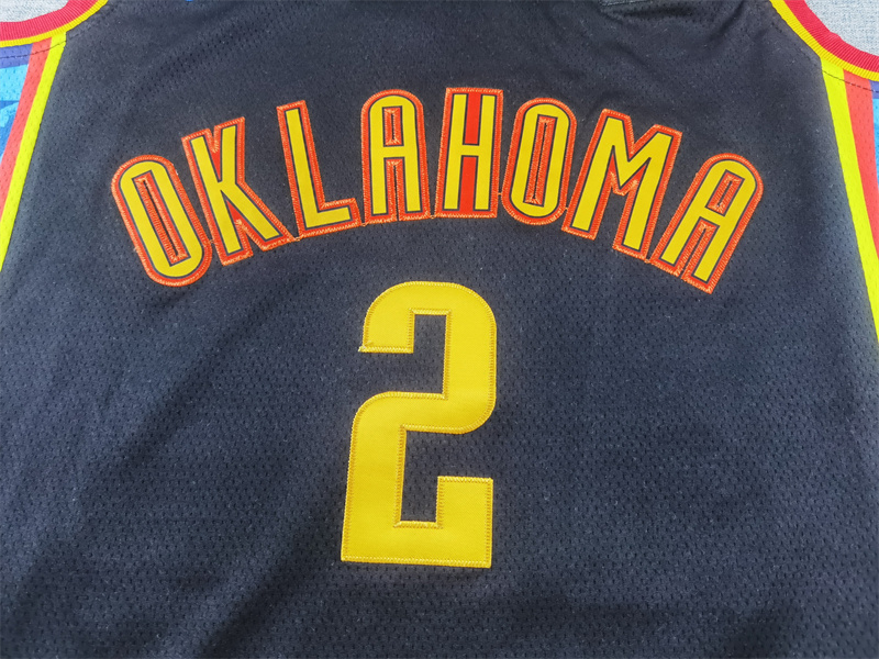 Unisex Oklahoma City Thunder 2024/25 Embroidered Swingman Jersey City Edition