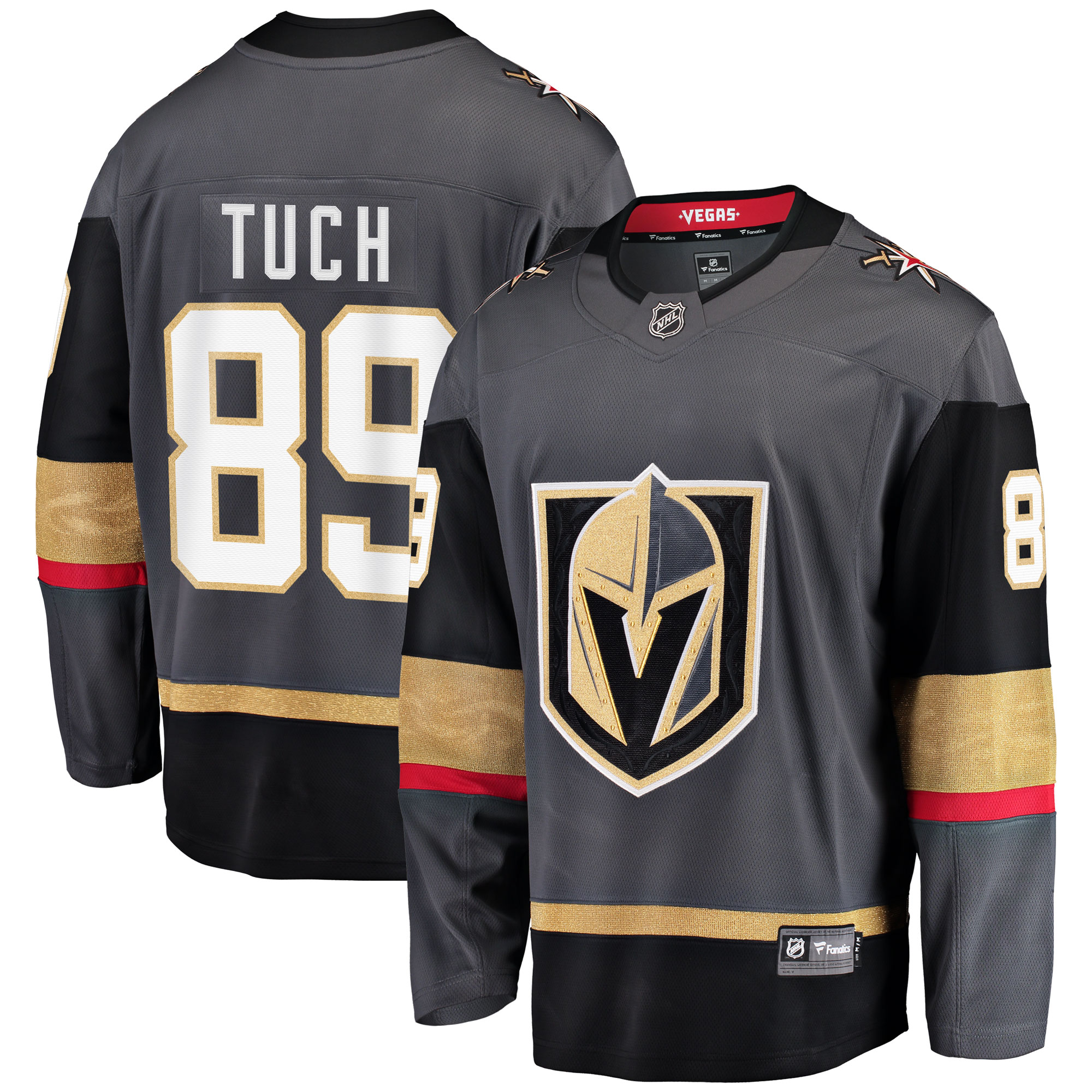 Alex Tuch Vegas Golden Knights Breakaway   Jersey – Black
