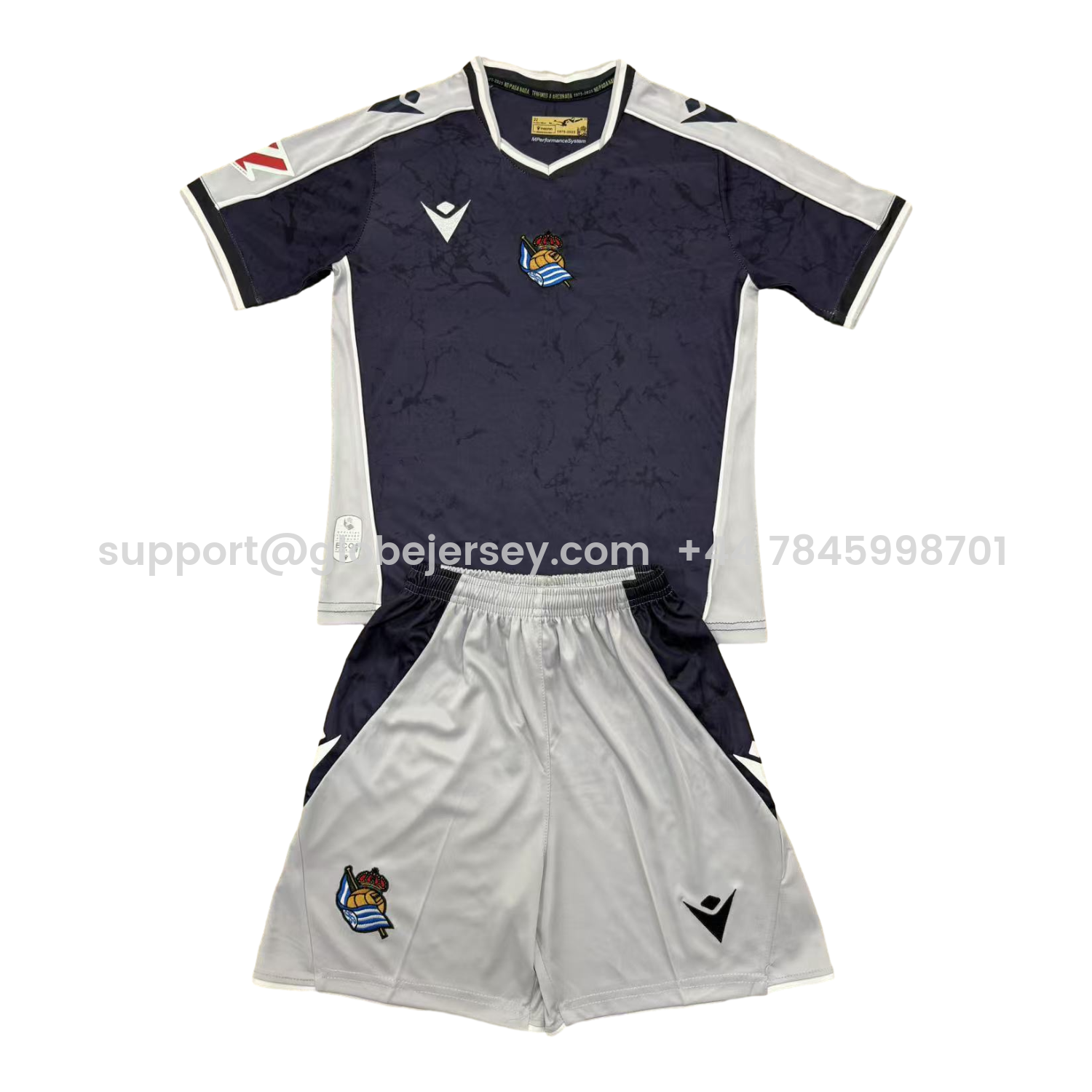 Real Sociedad 25-26 Away Men's Adult Jersey Set - Fans Version