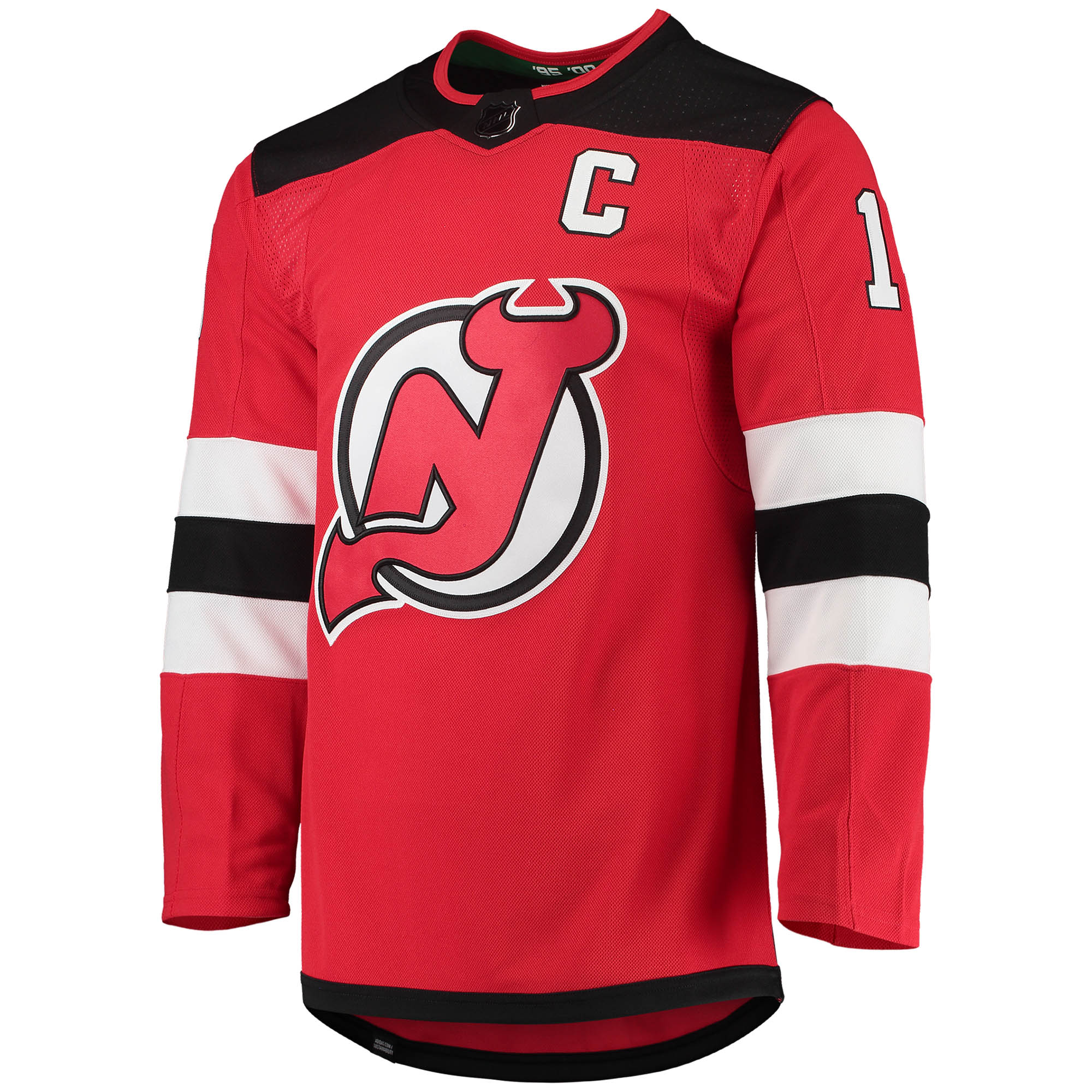 Nico Hischier New Jersey Devils  Home Primegreen    Jersey – Red