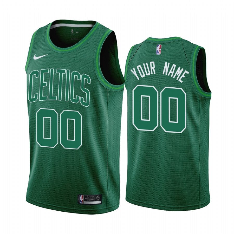Custom Boston Celtics 2020-21 Earned Edition Jersey