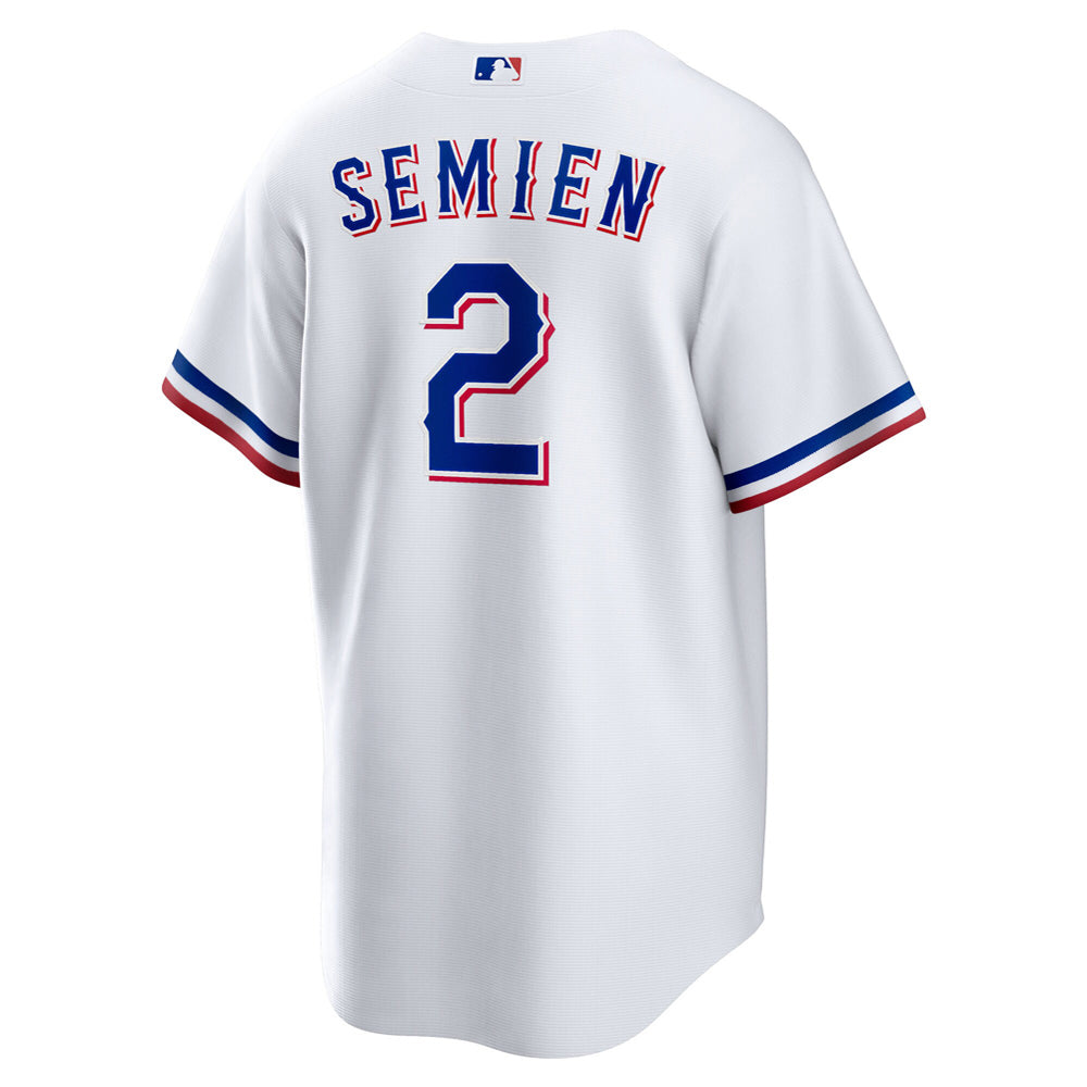 Men's Texas Rangers Marcus Semien Home Player Jersey - White