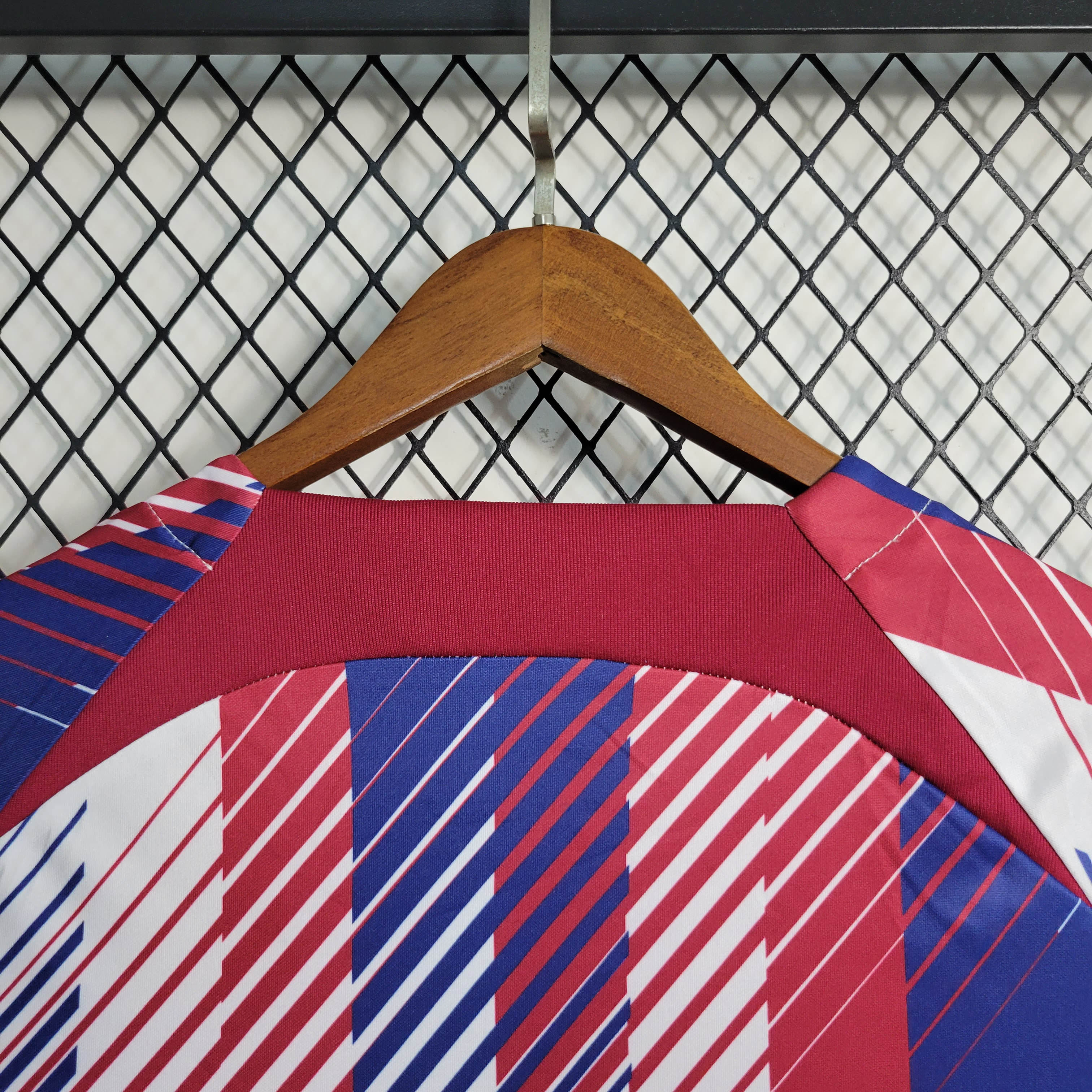 2023/2024 Barcelona Training Wear Red White Blue Jersey - Fans Edition