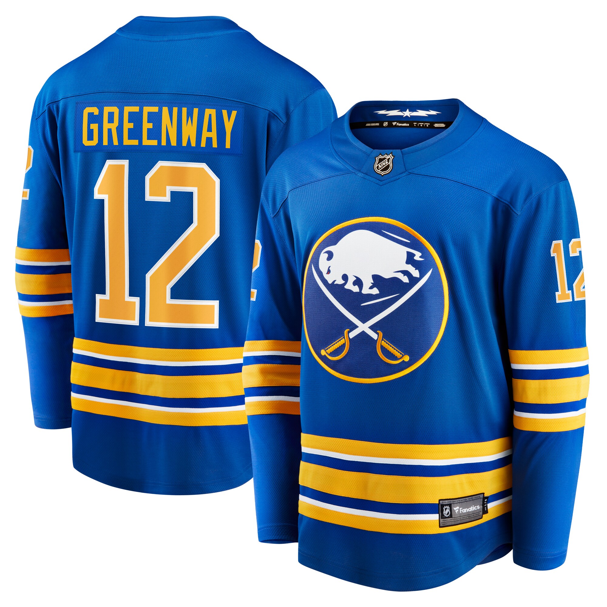 Jordan Greenway Buffalo Sabres Fanatics Home Breakaway Jersey – Royal