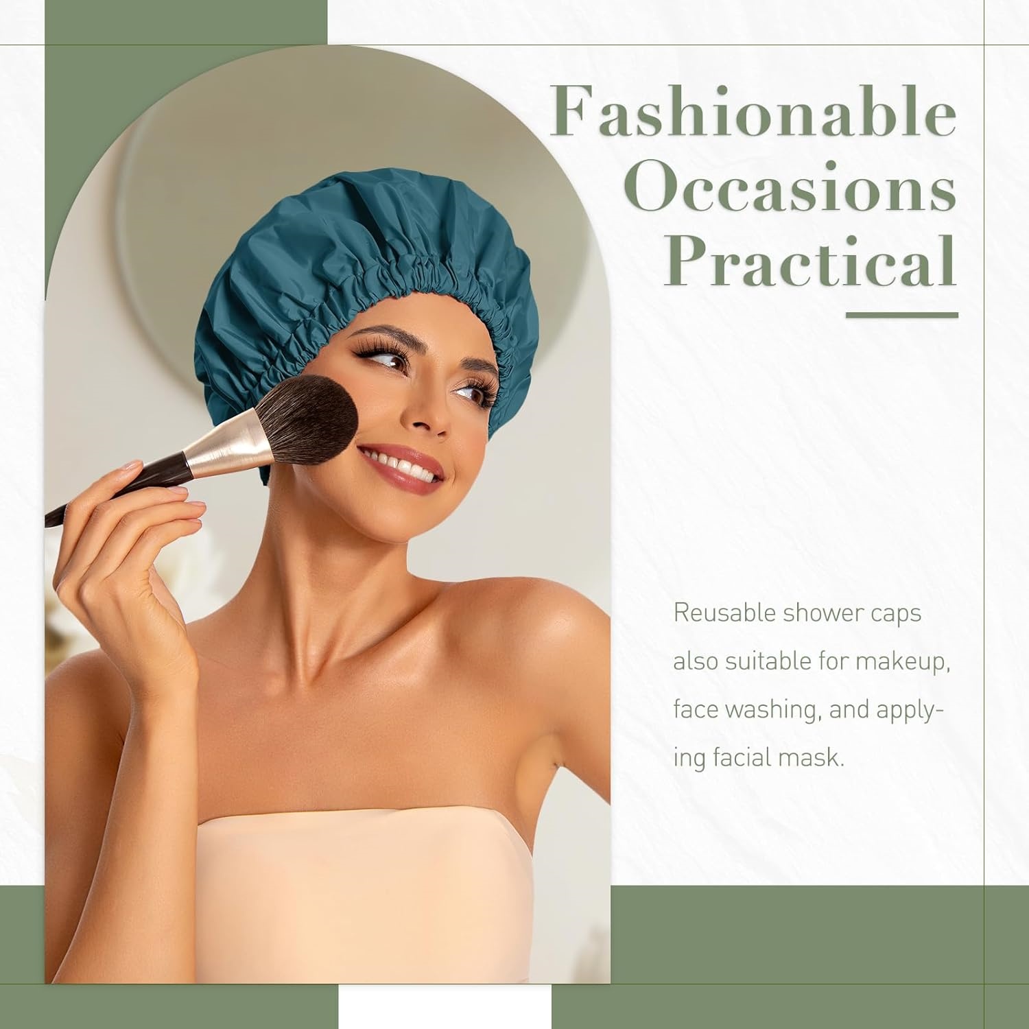 Reusable Shower Cap for Women