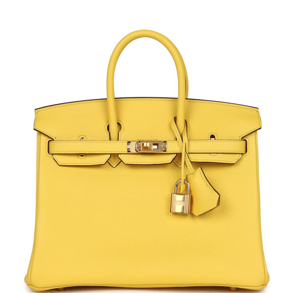 Birkin 25 Jaune de Naples Togo Gold Hardware