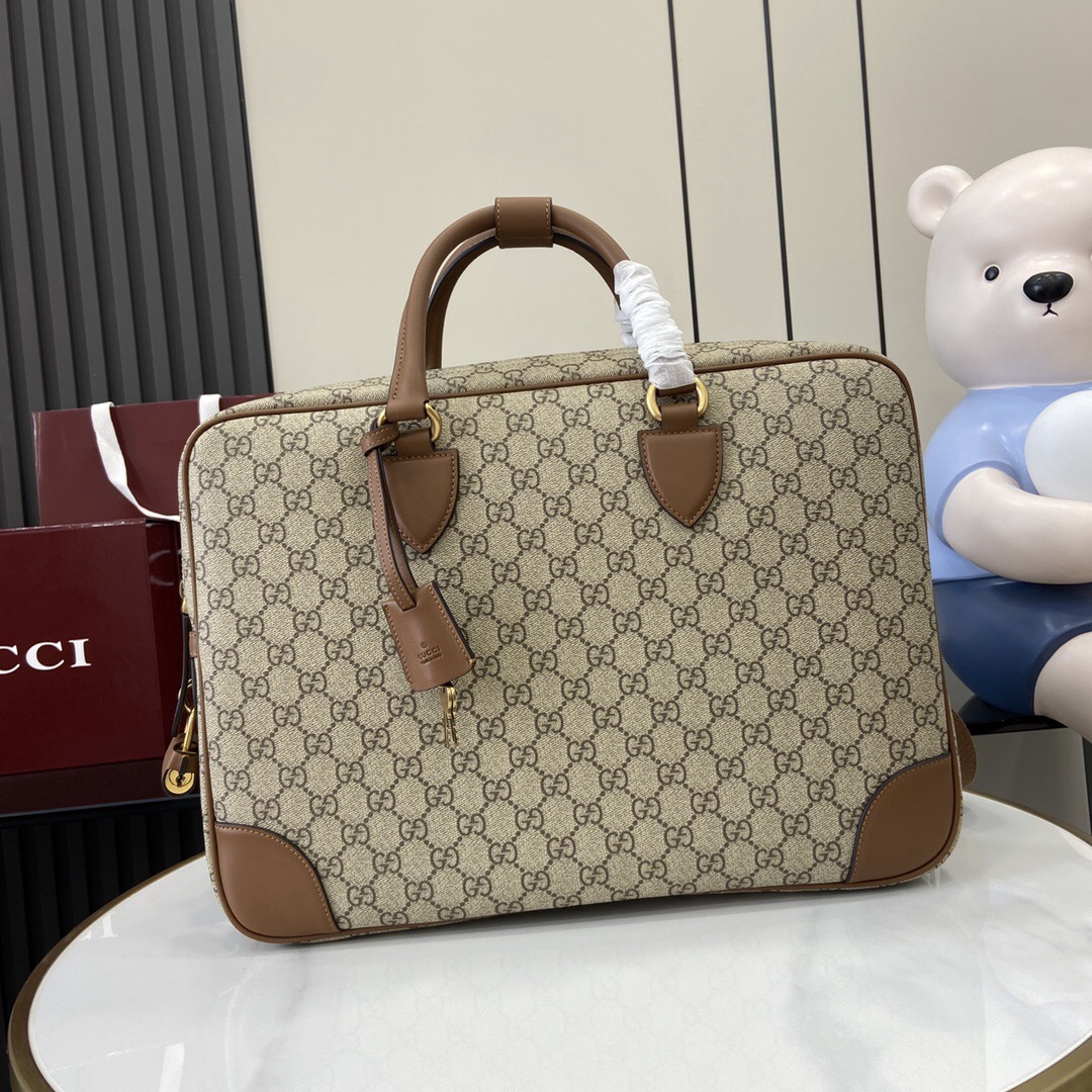 Gucci GG Emblem Laptop Bag